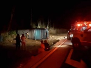 Acidente com ônibus mata quatros romeiros, na Chapada do Araripe