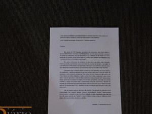 Alunos do CVTEC levam Carta de Repúdio à Câmara Municipal