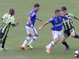 América-MG e Cruzeiro empatam na primeira semifinal: 1 a 1