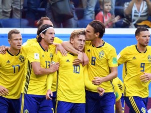 Autor do gol, Forsberg comemora classificação sueca: "Sonho realizado"