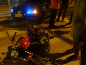 Barbalha-CE Acidente e motociclista vai para o hospital