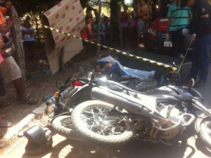 Barbalha-CE Acidente grave, um motoqueiro morreu e o outro hospitalizado
