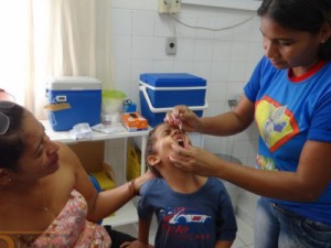 Barbalha-CE Dia “D” contra a Poliomielite com boa participação popular