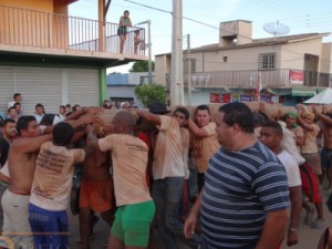 Barbalha-CE Pau de Bandeira de Santo André movimenta Bela Vista