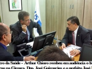 Barbalha-CE Prefeito, Zé Leite, pela saúde pública recebido em audiência na Capital do País