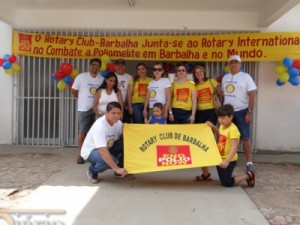 Barbalha-CE Rotary na Campanha contra a Poliomielite