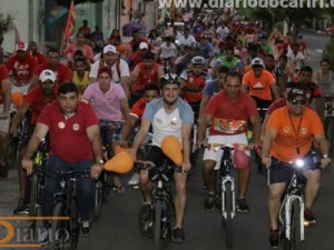 Barbalhenses realizam bicicletaço com Fernando e Flávio