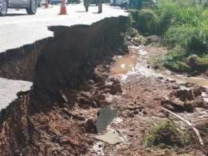 BR-343 deve ficar interditada por 10 dias após erosão causada pela chuva