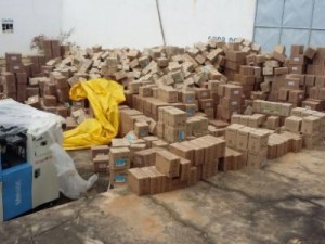 Carga de cosméticos roubada é apreendida no interior do Ceará