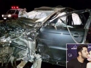 Carro de Cristiano Araújo estava a 179 km/h ao capotar, diz relatório