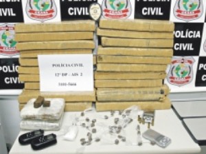 CE 30kg de maconha apreendidos