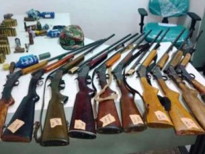 CE - Batalhão do Meio Ambiente apreende 35 armas de fogo e mais de 400 munições