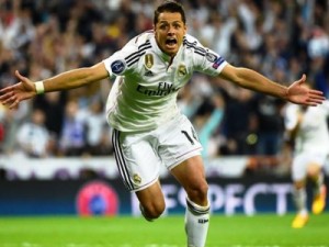 Chicharito marca no fim, Real quebra tabu com Atlético e vai à semi