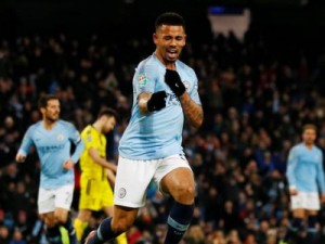 Com 4 de Jesus, Manchester City atropela o Burton por 9 em semifinal da Copa da Liga