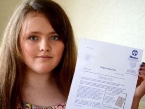 Com apenas 12 anos, menina tem QI maior do que Einstein e Hawking