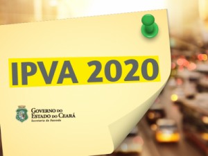 Contribuinte já pode emitir boleto do IPVA 2020