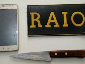 Crato - Elemento armado com faca é preso após roubar celular