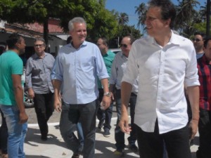 Deputado André Figueiredo participa de inauguração de pavimentação em Amontada