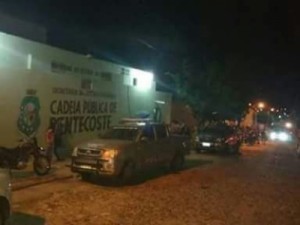 Detentos fogem da Cadeia Pública de Pentecoste