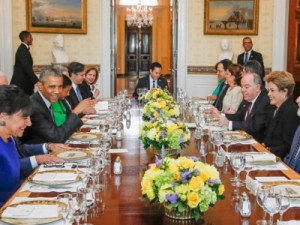 Dilma janta com Barack Obama na Casa Branca