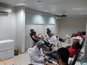 Doação de sangue, primeira campanha de 2018, Hospital Santo Antônio e Hemoce