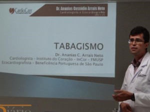 Dr. Ananias Neto, abre XII SIPAT com palestra sobre tabagismo  