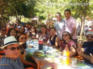 Educadores se confraternizam no Balneário do Caldas