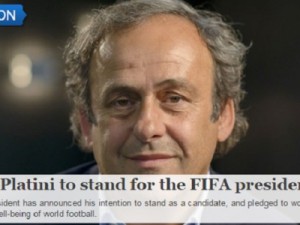 "Entrega e dedicação": Platini anuncia candidatura à presidência da Fifa