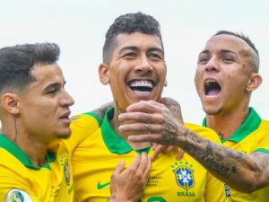 Everton desequilibra, Brasil goleia o Peru e avança como líder do Grupo A