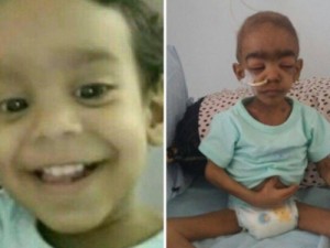 Família de Goiás luta para transferir bebê de 2 anos e 5,3 kg para SP