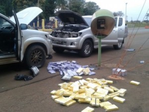 Família é presa com 170 kg de cocaína avaliada em R$ 5 milhões