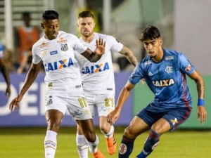 Flamengo sai na frente, cede empate ao Santos na Vila Belmiro e vê liderança ameaçada