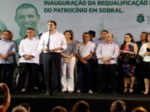 Governador Camilo Santana inaugura a nova Praça do Patrocínio e planetário em Sobral