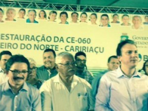 Governador entrega restauração da CE-060 Juazeiro do Norte a Caririaçu