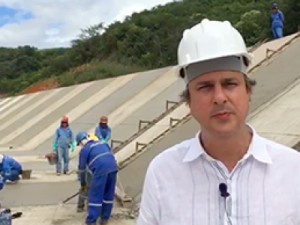 Governador visita obras do lote 1, Cinturão das Águas