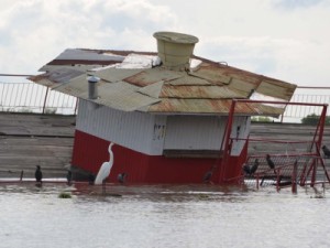 Guaíba registra a segunda maior cheia da história no RS