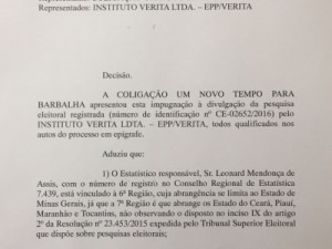 Justiça suspende pesquisa suspeita de fraude para prefeito em Barbalha