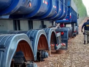 Ladrões roubam 34 pneus de caminhão bitrem no Maranhão