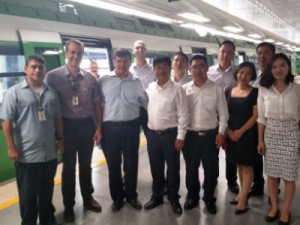 Líder chinesa na produção de trens visita Metrofor e prospecta negócios no Ceará
