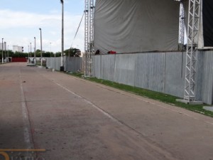 LIESBA começa montar estrutura para o carnaval no Parque da Cidade