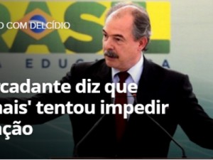 Mercadante diz que 'jamais' tentou impedir delação de Delcídio