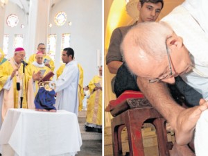 Missa do Lava-Pés emociona fiéis na Catedral de Fortaleza