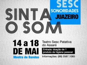 Mostra de Bandas SESC Sonoridades na unidade Juazeiro do Norte