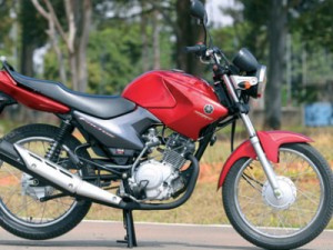 Moto furtada no centro da cidade