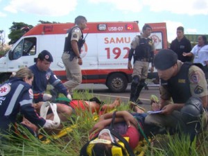 Motociclista morre e duas pessoas ficam feridas em Santana do Cariri