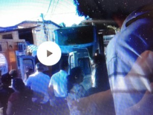 Mulher é acidentada em ônibus no apoio rodoviário e SAMU nega socorro