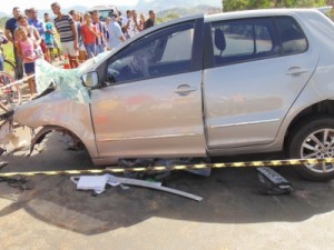 Mulher morre e casal fica ferido em acidente na BR-381, em Fabriciano