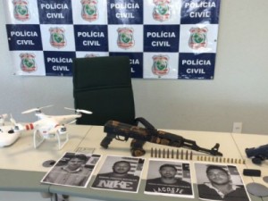 No CE, Polícia Civil prende quadrilha que usava drone para assaltar bancos