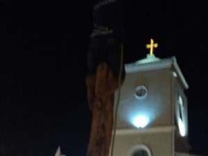 Pau de Bandeira da Imaculada Conceição movimenta Distrito de Arajara