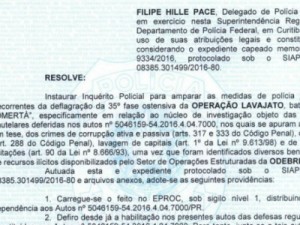 PF abre inquérito sobre pagamentos de setor de propina da Odebrecht